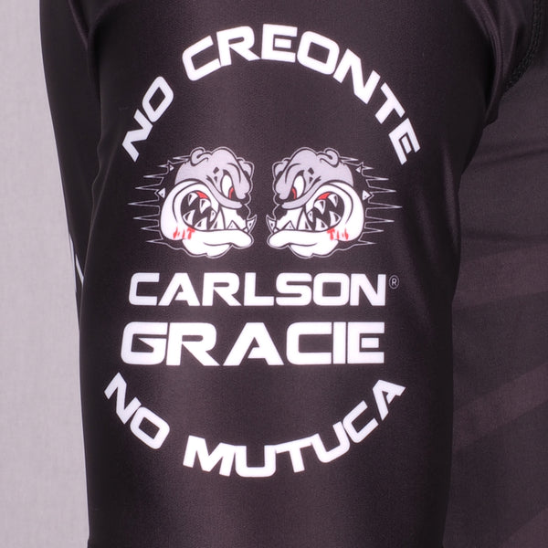 Official Carlson Gracie Short Sleeve Ranked Rash Guard